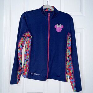 Walt Disney World Parks Kid's Mickey Minnie Mouse Full Zip Jacket Size XL